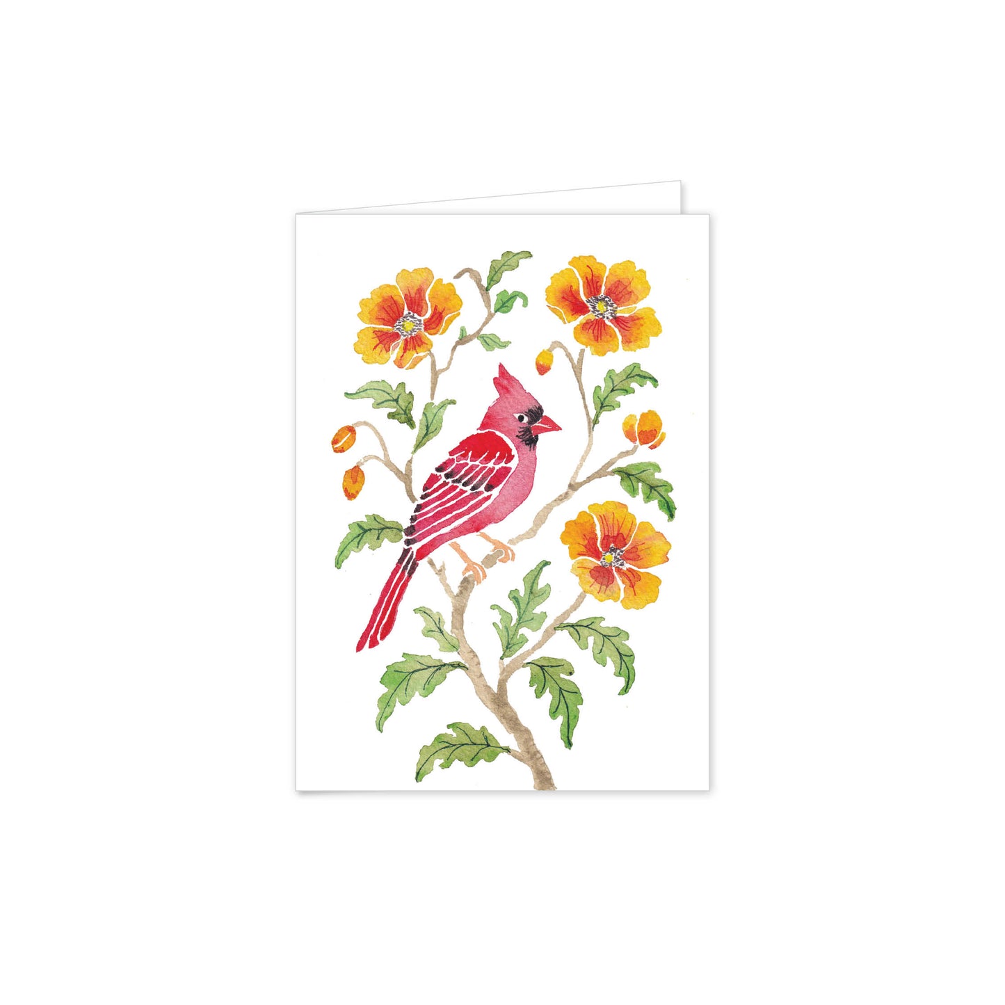 Garden Cardinal Folded Notes