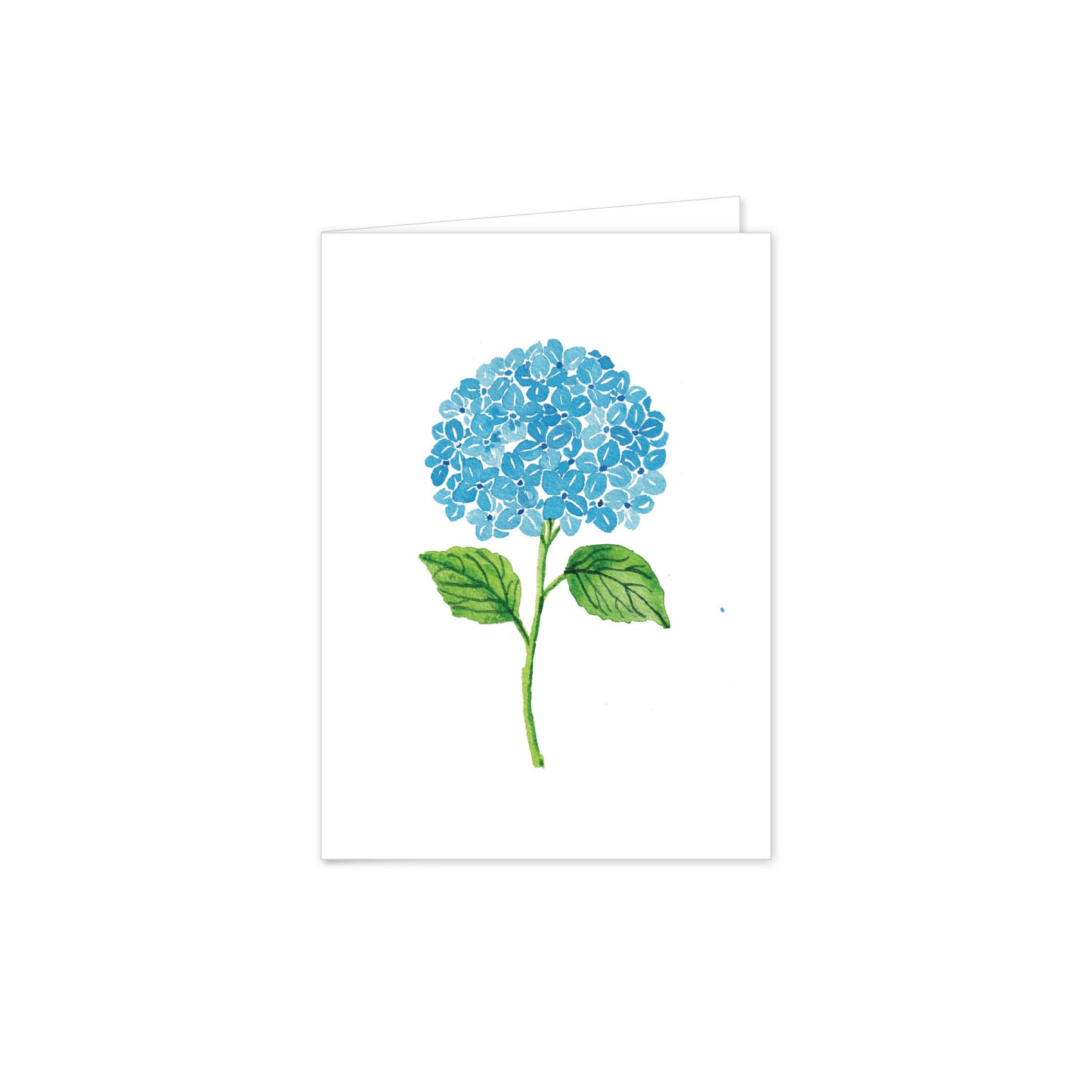 Hydrangea in Blue Folded Notes