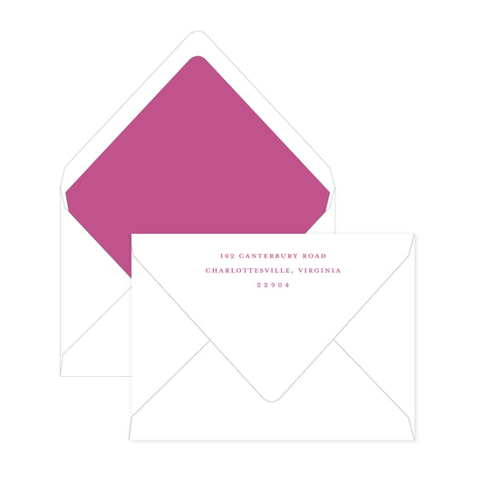 Personalized Peony Reverie Digital Flat Cards
