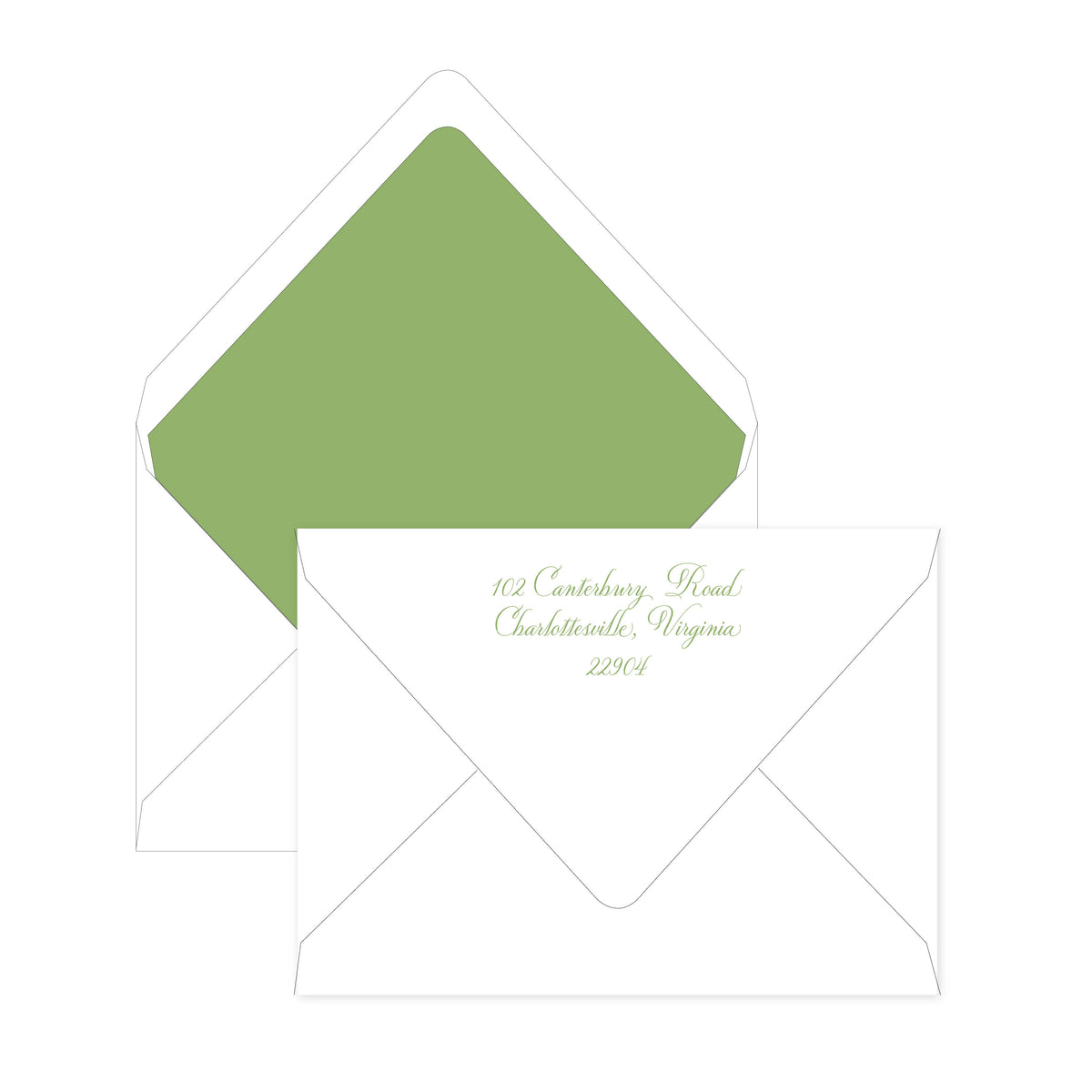 Personalized Peony Reverie Digital Flat Cards