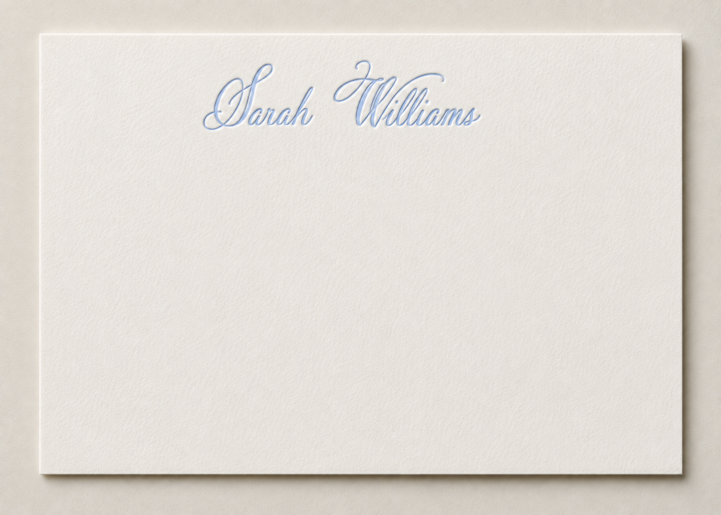 Personalized Traditional Letterpress Stationery