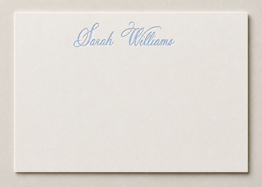 Personalized Traditional Letterpress Stationery