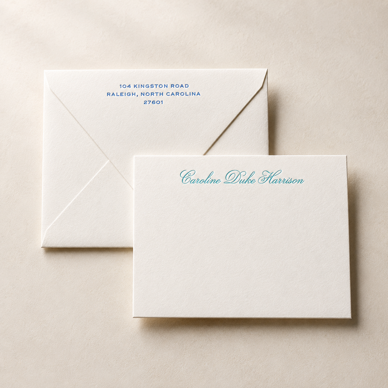 Botanical Bird Letterpress Stationery