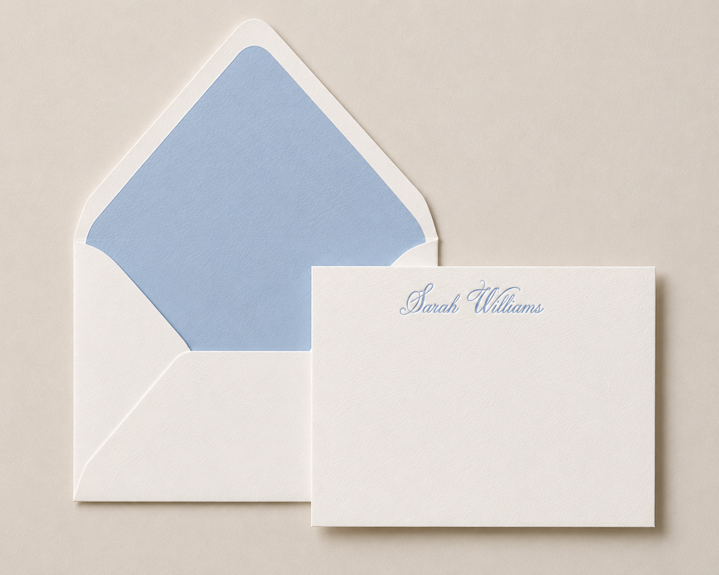Personalized Traditional Letterpress Stationery