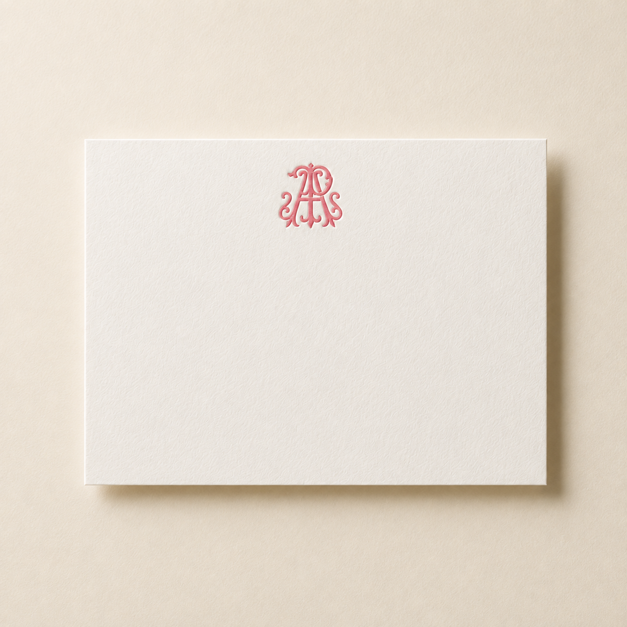 Zinnea Peacocks Letterpress Stationery