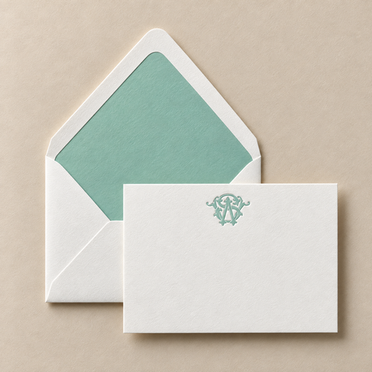 Seaside Letterpress Stationery