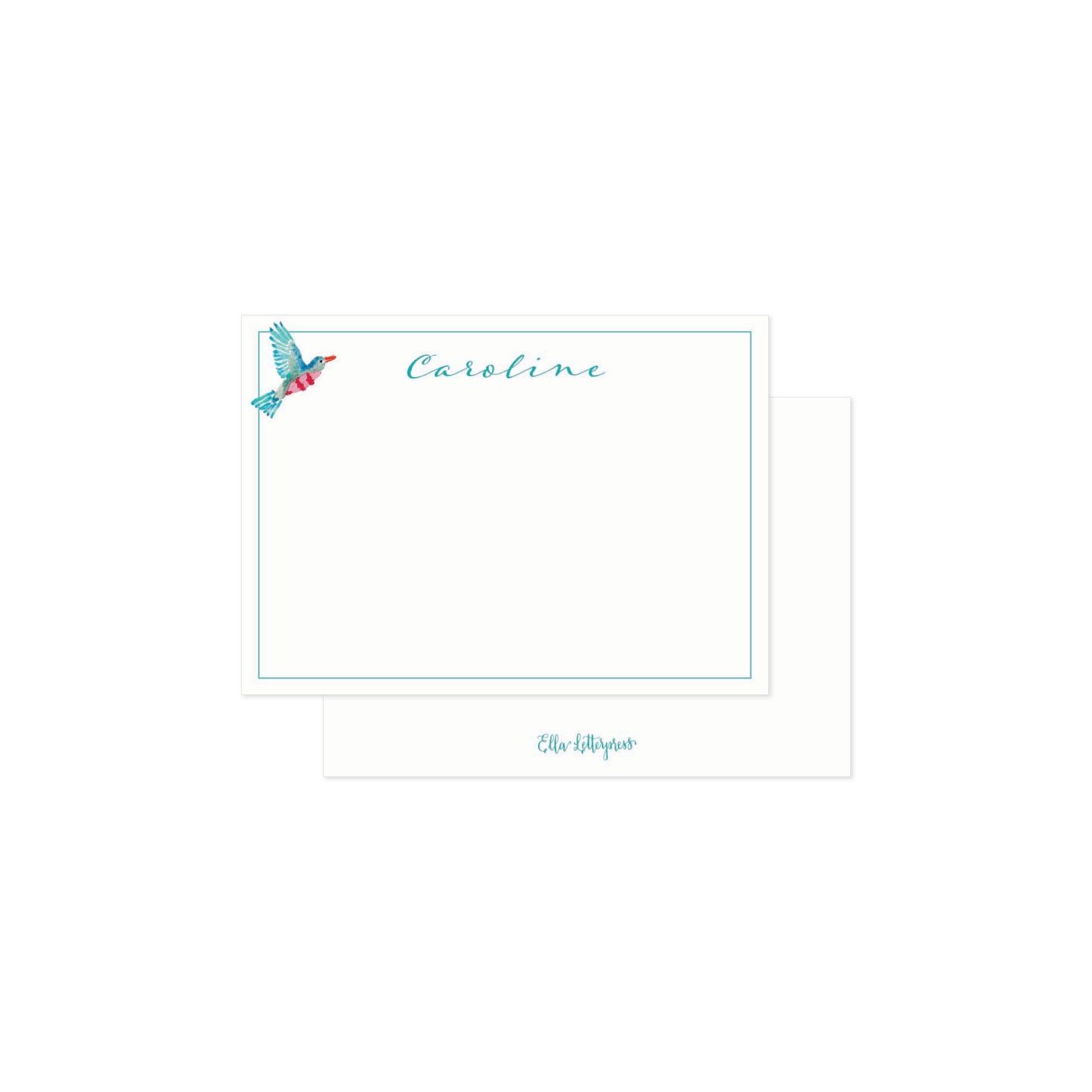 Botanical Bird Personalized Digital Stationery