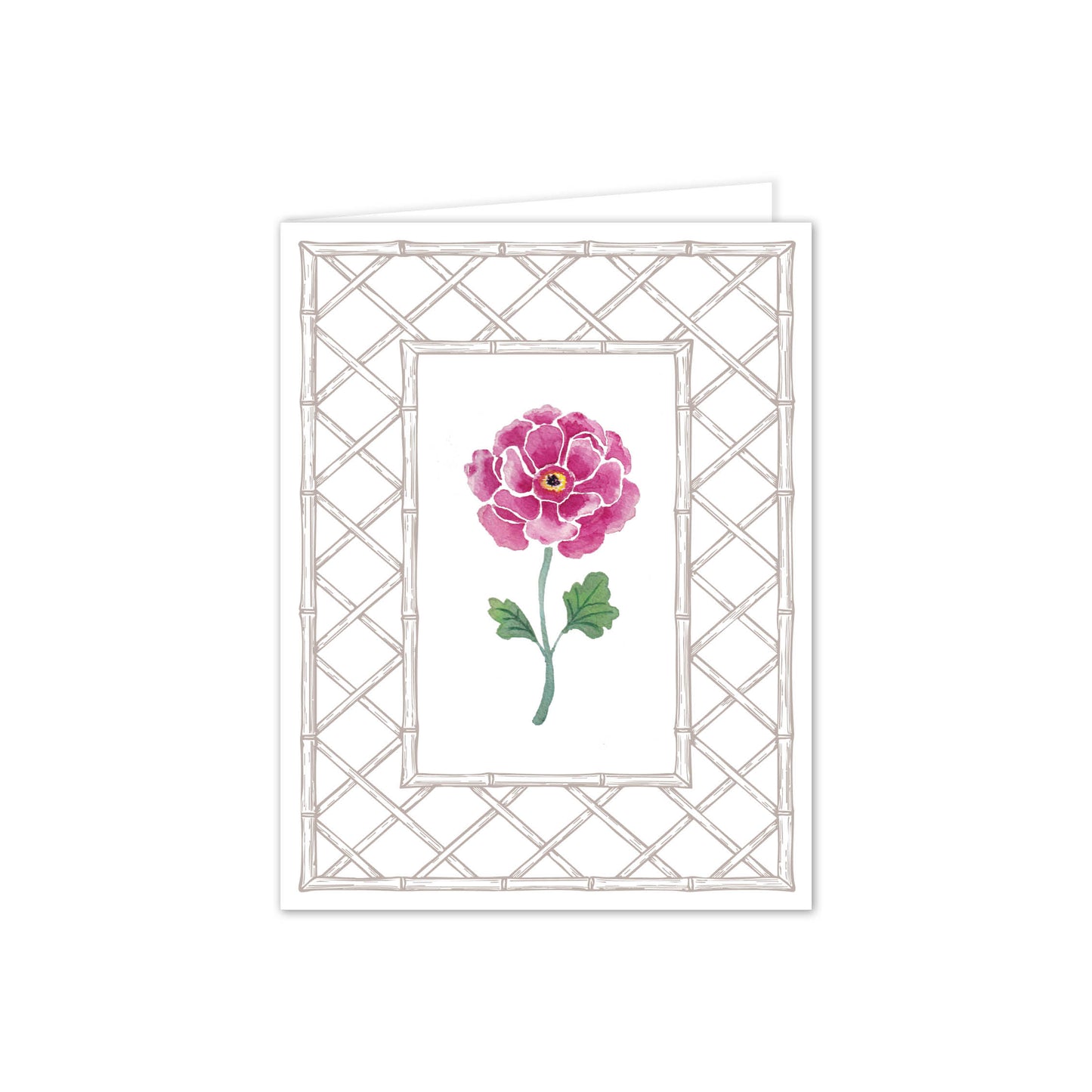 Butterfly Ranunculus Letterpress Card