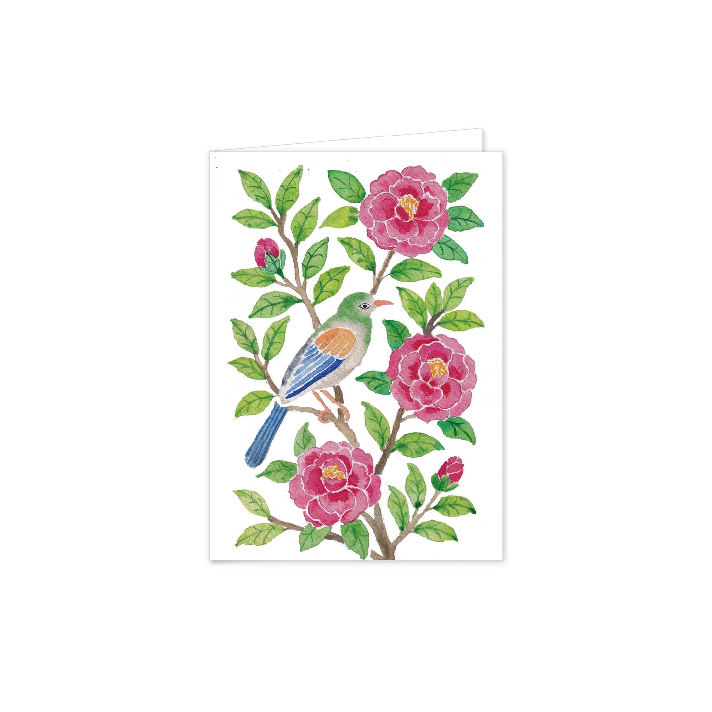 Camellia Bird Folded Notes