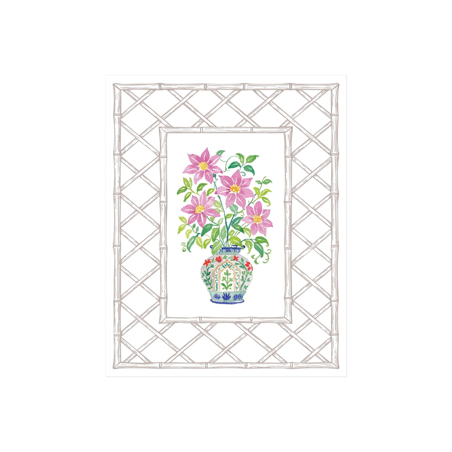 Cosmos Courtyard Art Print