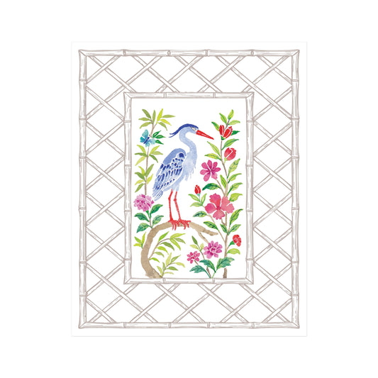 Stillwater Heron Art Print