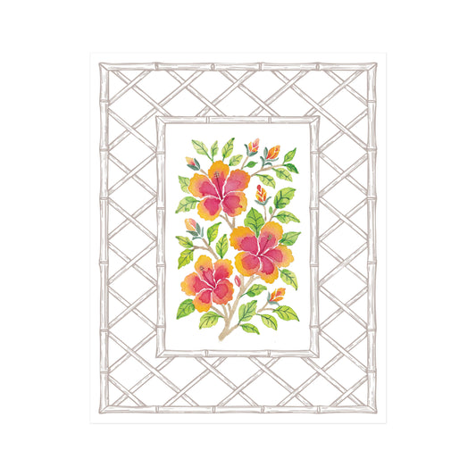 Tropical Hibiscus Art Print