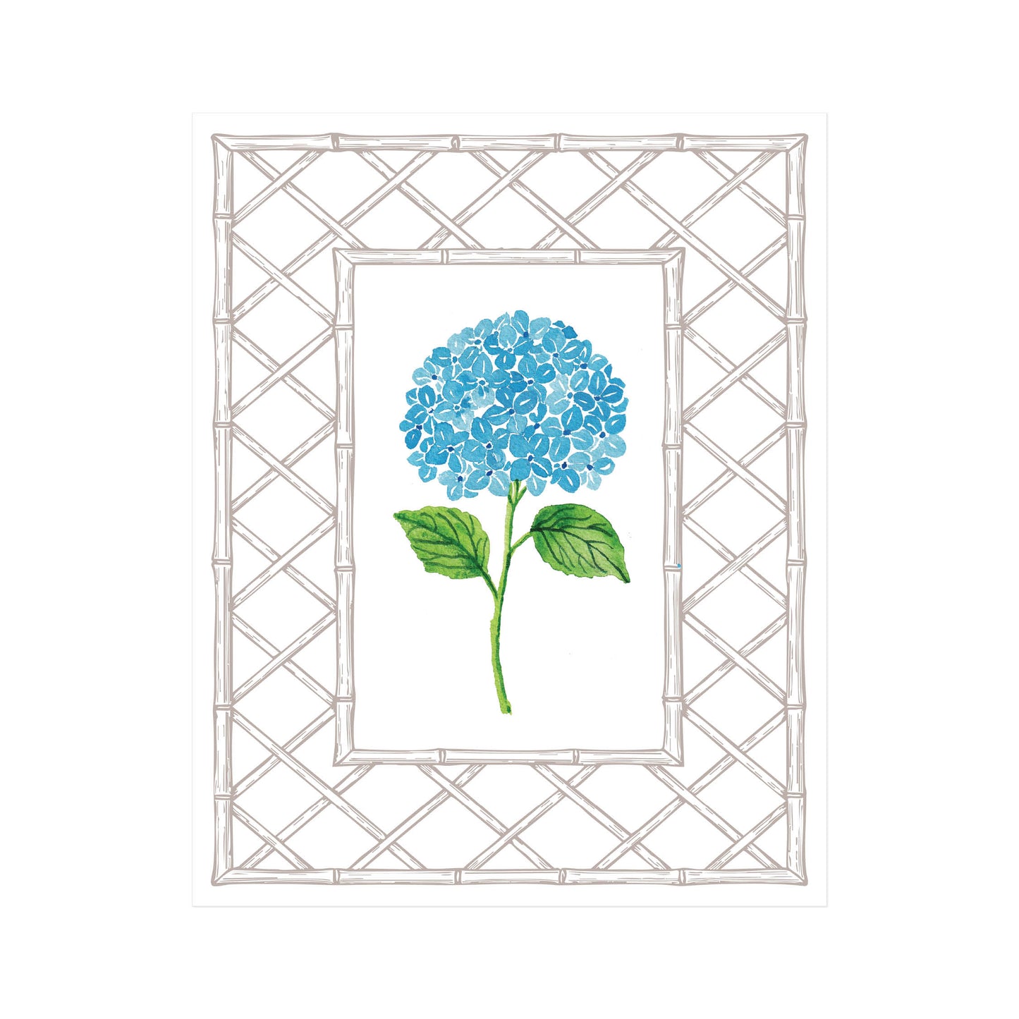 Hydrangea in Blue Art Print