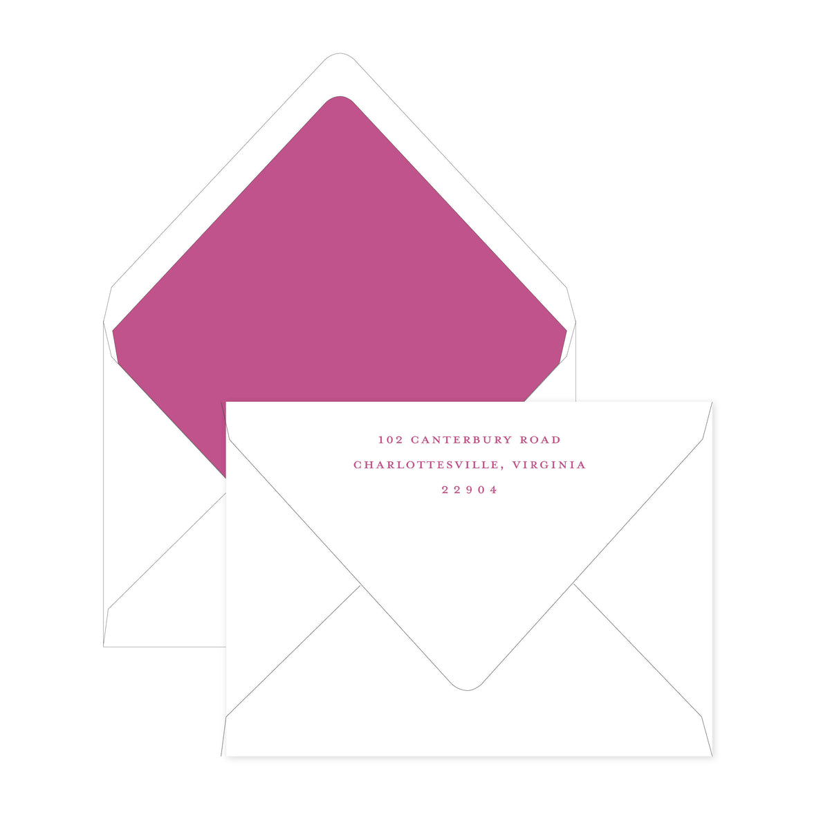 Personalized Peony Reverie Digital Flat Cards