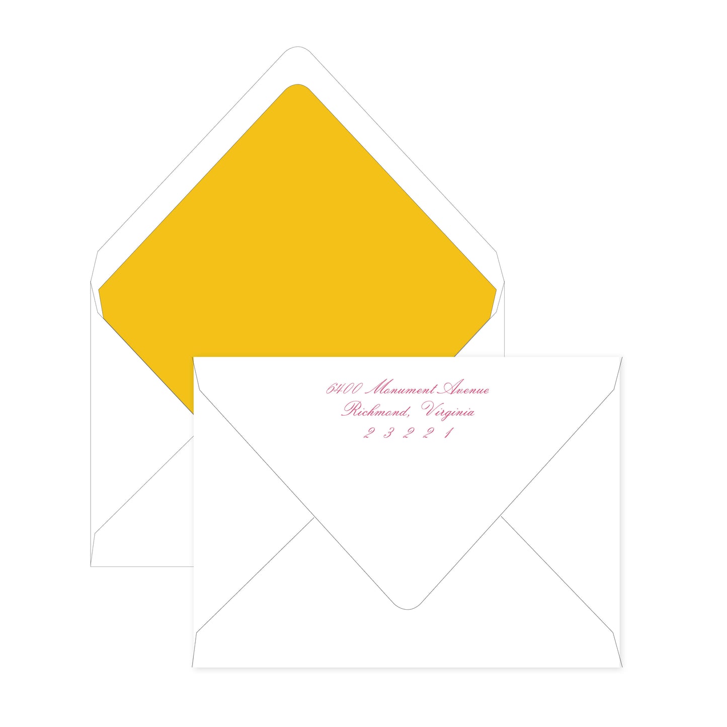 Personalized Garden Songbird Flat Cards