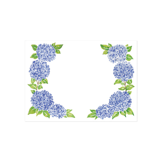 Coastal Hydrangea Flat Cards