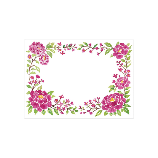 Peony Reverie Flat Cards