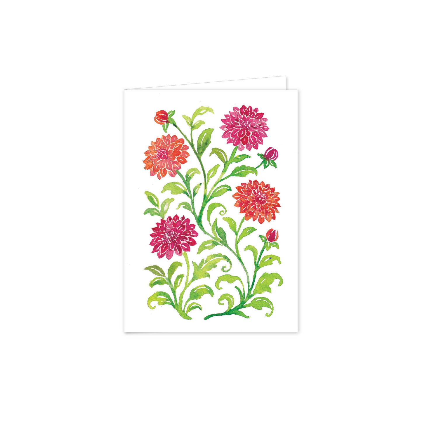 Summer Dahlia Folded Notes