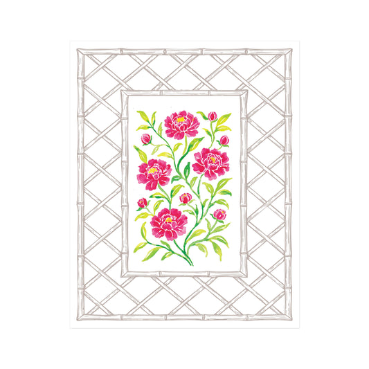 Painted Peonies Art Print