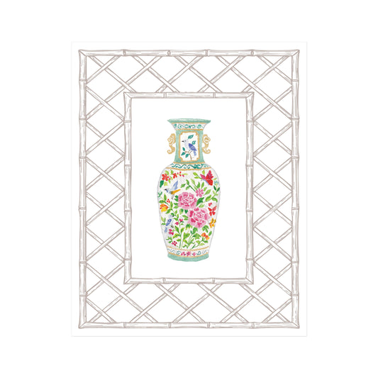 Vintage Porcelain Art Print