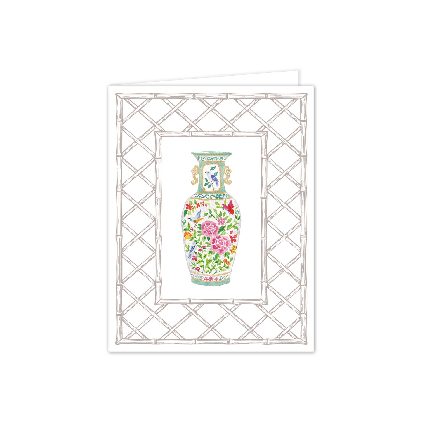 Vintage Porcelain Letterpress Folded Notes