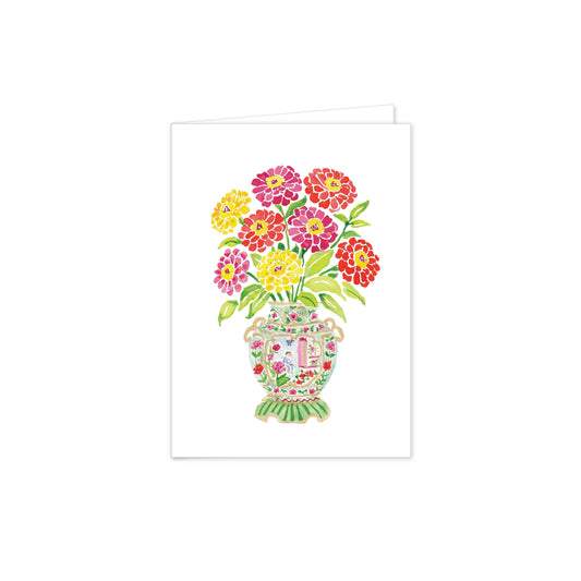 Rose Medallion Blooms Folded Notes